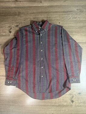 Vintage Sears Roebuck and Co Men’s Button Down Long Sleeve Shirt Size Medium
